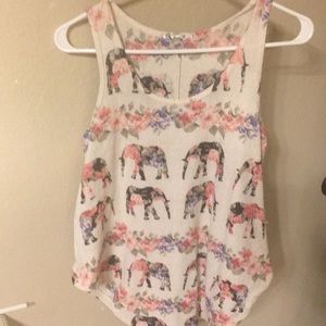 Papaya top size large